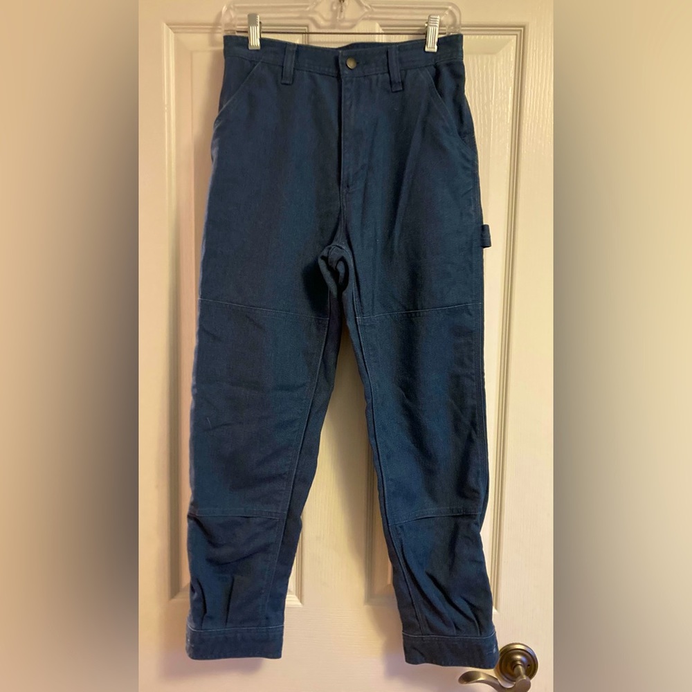 Patagonia Hemp Work Pants. Adjustable Waist and Snap Hem. Size 4.